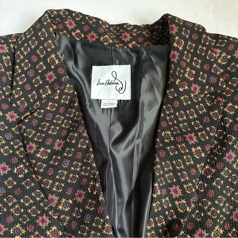 Sam Edelman Delilah Print Blazer Women’s Size XL - Picture 4 of 13